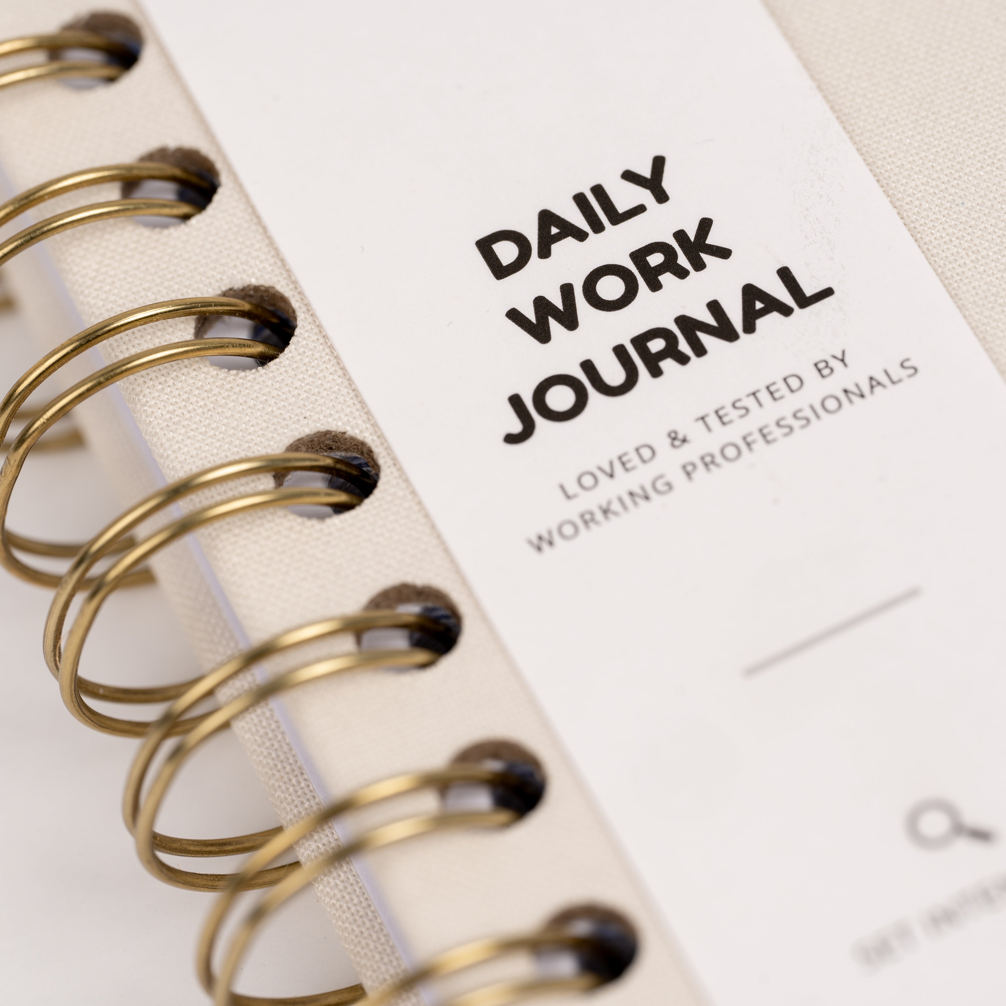 Daily Work Journal - Quarterly Undated