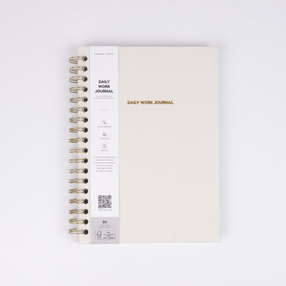 Daily Work Journal - Quarterly Undated