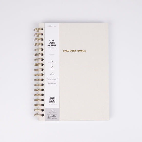 Daily Work Journal - Quarterly Undated